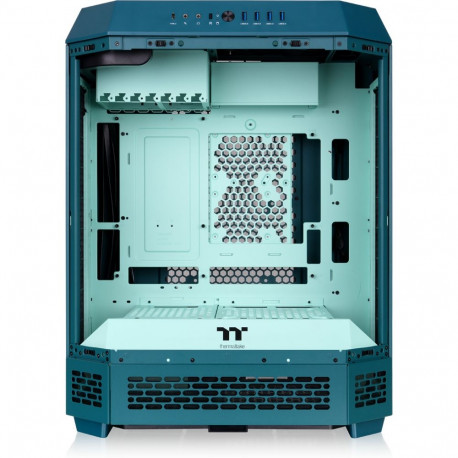 korpus The Tower 600 Tempered Glass x3, muutuv türkiissinine