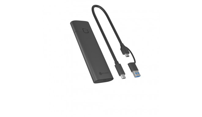 Spade Case 1806 (schwarz, mit USB 3.2 Gen 2 Type-C)