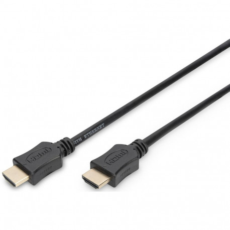 HDMI High Speed Kabel mit Ethernet, Typ A (schwarz, 3 Meter)