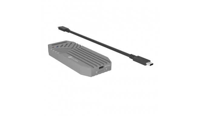 IB-1919M-C42 USB4 M.2 NVMe  (silber)