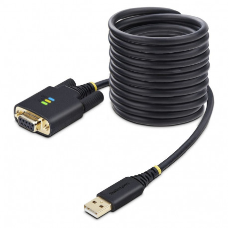 COM Retention USB nullmodemikaabel 3m FTDI USB-A–RS232