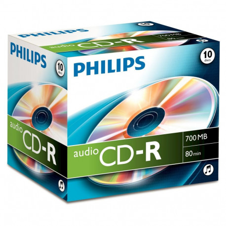 Philips CD-R JC 80Min audio 1x10