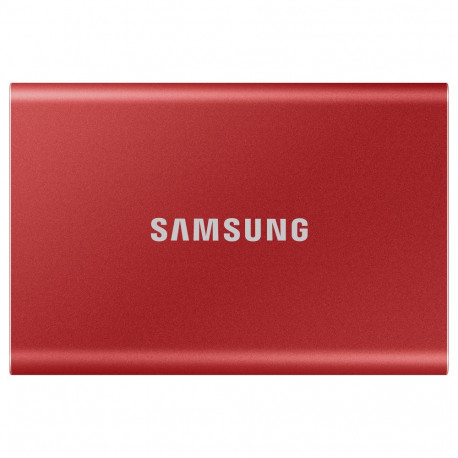 "500GB Samsung Portable T7 USB 3.2 Gen2 Red retail"