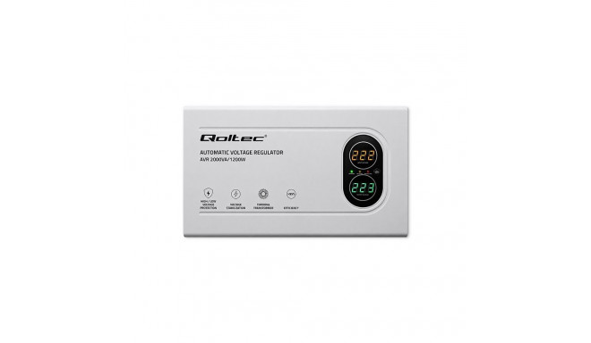 Voltage stabilizer AVR 2000VA 1200W toroidal