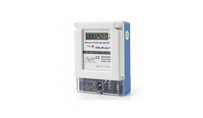 Single phase electronic meter 230V 60A LCD