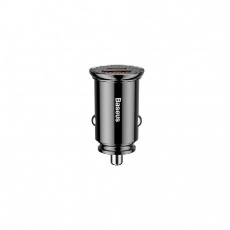 Baseus Universal Circular PPS smart car charger with USB Quick Charge 4.0 QC 4.0 and USB-C PD 3.0 SC