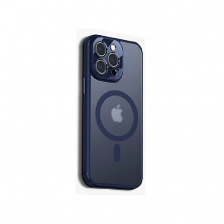 Evelatus Apple iPhone 14 Pro Max Hybird Case Whith Magsafe and Camera Protection PC+TPU Blue