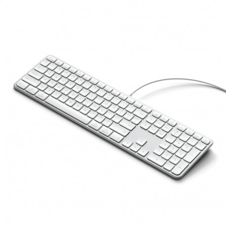 Wired keyboard USB A/USB C QWERTY Dual (Mac/Windows) Satechi Slim LX3 Wired silver