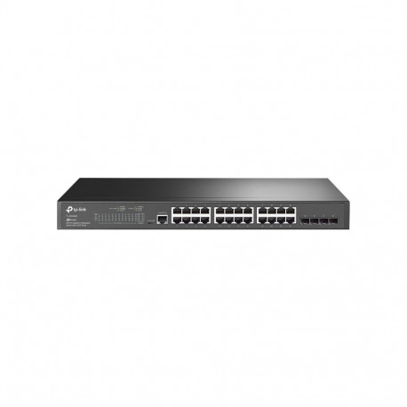 TP-LINK JetStream L2 võrgulüliti TL-SG3428 veebihaldatav raki paigaldatav 4 SFP-pordiga ühe toiteall