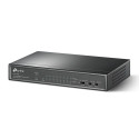 Networking Switch - TP-Link 9-Port 10/100Mbps Desktop Switch With 8-Port PoE+, 65W, Fanless, Black