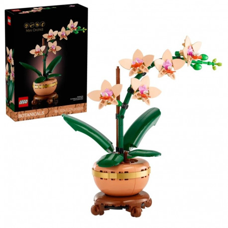 Plant Model - LEGO Botanicals 10343 Mała orchidea, detailed orchid model