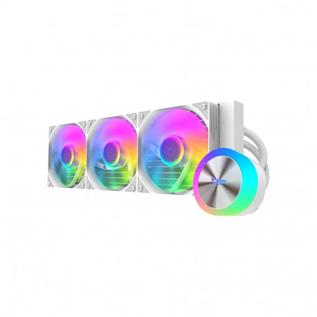 CPU Cooler - Darkflash DG360 All-In-One Liquid Cooling, 3x 120mm ARGB Fans, White