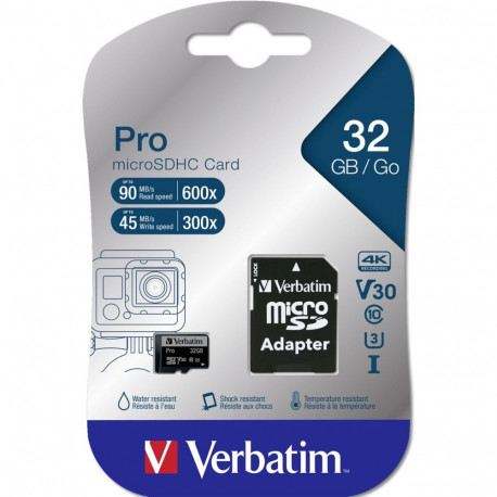 Pro mälukaart microSDHC 32GB UHS Speed Class 3