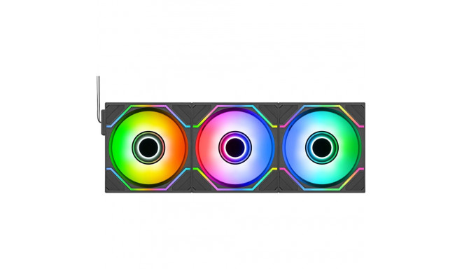 SWAFAN 120 EX INFINITY (schwarz, 3er-Pack, 124 mm)