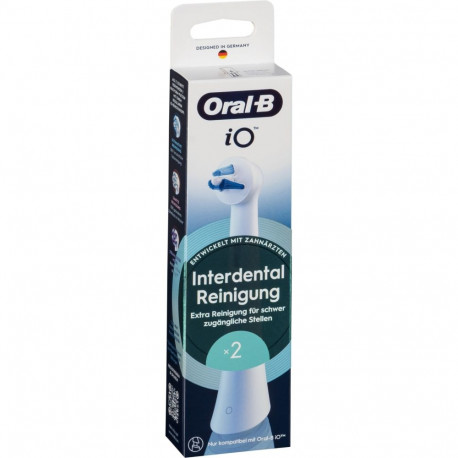 Oral-B interdentaalsed puhastusotsikud iO 2tk, valge