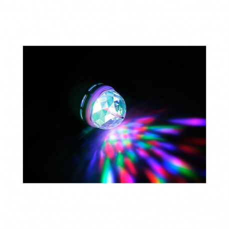 87-230# LED-pirn E27 7W RGB, värviline disko (2 tk)