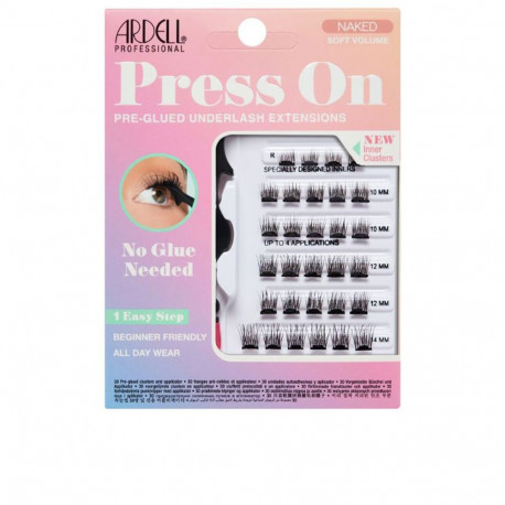 ARDELL PRESS ON pre-glued underlash extensions #naked soft volume 30 u