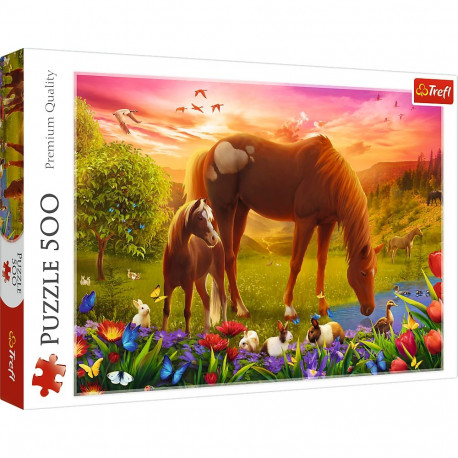 TREFL puzzle Horses 500 pcs