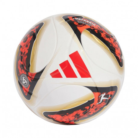 Piłka nożna adidas Bundesliga 26/27 Torfabrik League J290 biało-pomarańczowo-złota HY5059 5