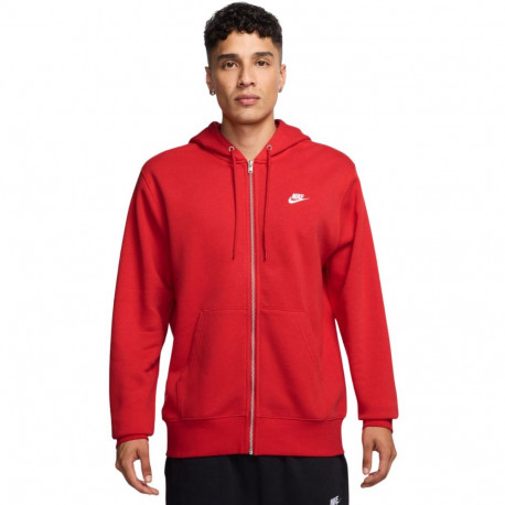 Nike meeste kapuutsiga pusa Club BB FZ FN3861 657 L, punane