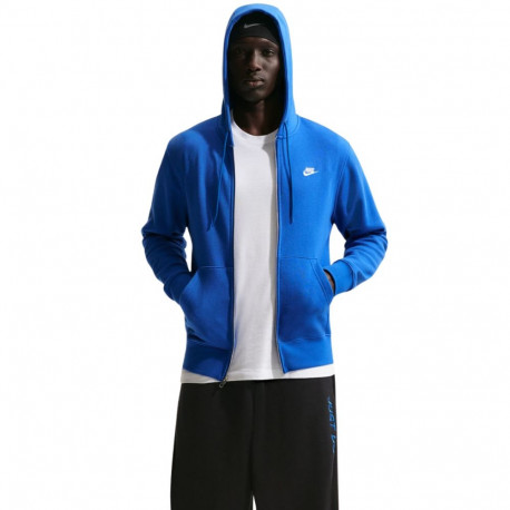 Nike meeste pusa Club BB FZ Hoodie FN3861 480 S, sinine