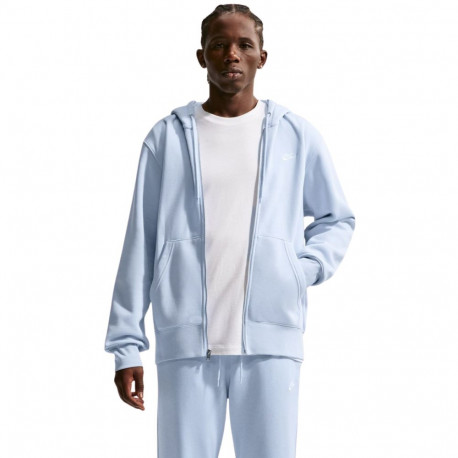 Bluza męska Nike Club BB FZ Hoodie błękitna FN3861 407 S