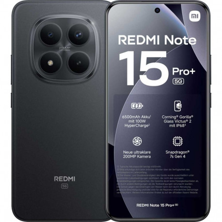 Xiaomi Redmi Note 15 Pro 5G 12GB RAM 512GB Midnight Black EU