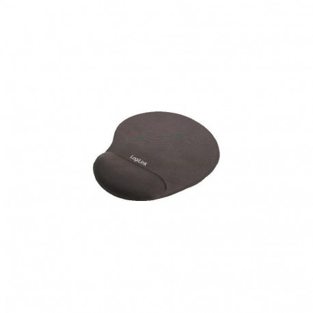 LOGILINK - Gel mouse pad with wrist rest support  black