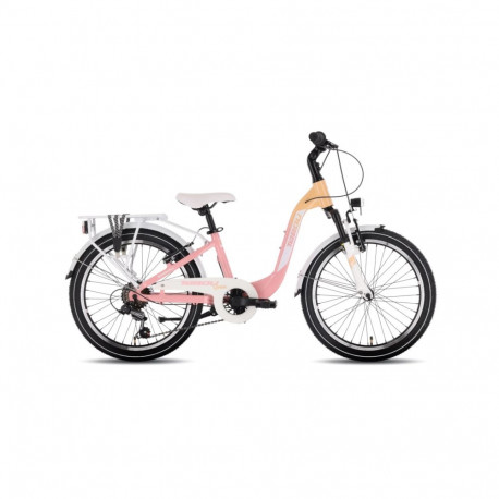 Laste jalgratas TABOU Queen 20, korall-valge