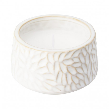 CANDLE IN PORCELAIN JAR