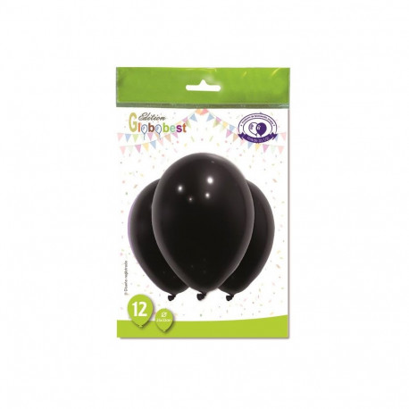 Õhupallid d25cm 12pce, mustad