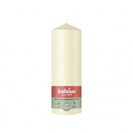 PILLAR CANDLE IVORY H20CM/D6.8CM