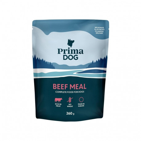 PRIMADOG BEEF MEAL 260 G. POUCH