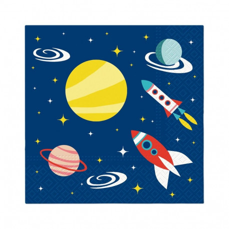 NAPKINS PAPER SPACE 33X33CM 20 PCS