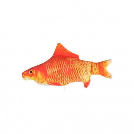 Flounder kassimänguasi liikuv kala 30cm, oranž