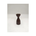 CANDLESTICK WOODEN H11CM