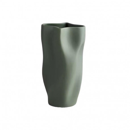 DOMOLETTI vaas keraamiline H30CM, tume roheline