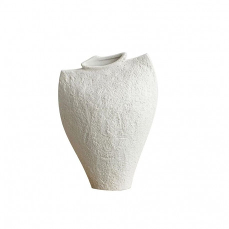 VASE CERAMIC DOMOLETTI WHITE H27CM
