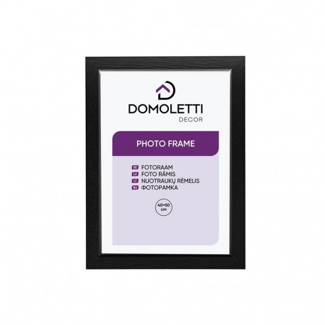DOMOLETTI pildiraam PINO 40X50, must