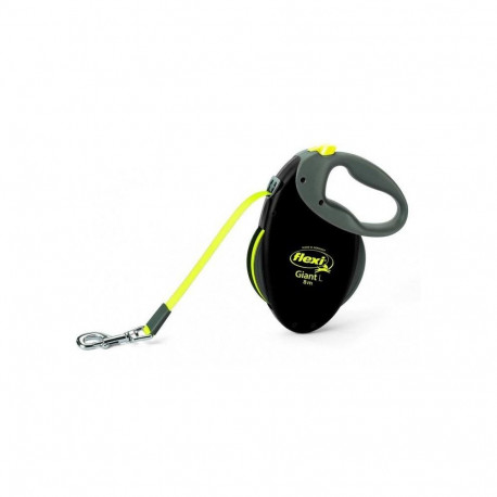 Flexi jalutusrihm GIANT L 50KG 8M, must-neon