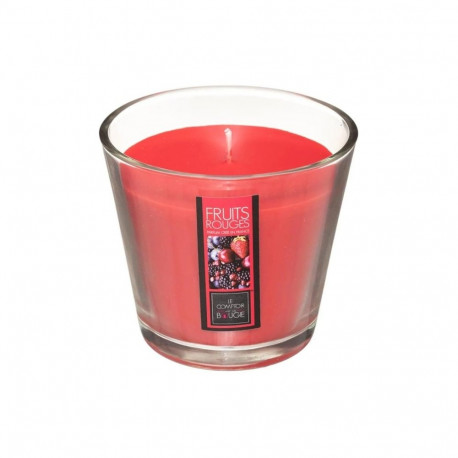 CANDLE SCENT NINA RED GLASS 130728H 90G