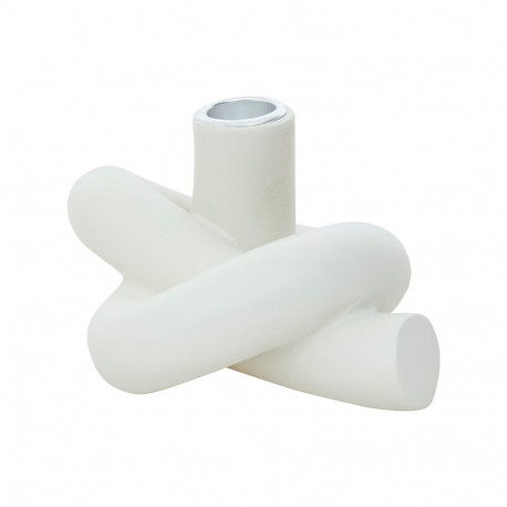 CANDLE HOLDER CERAMIC FLOW 210194 H8CM