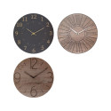 CLOCK WOOD 206409 D28CM