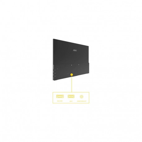 AOC 16T20E2 portable TV/monitor Portable monitor Black 39.6 cm (15.6") LED 1920 x 1080 pixels