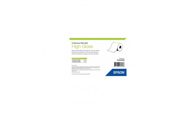 Epson High Gloss Label, Continuous Roll, 51mm x 33m