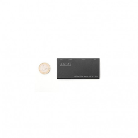 Digitus Ultra Slim HDMI Splitter, 1x2, 4K / 60 Hz