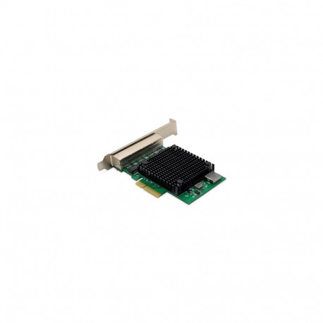 Digitus 4 port 2.5 Gigabit Ethernet network card, RJ45, PCI Express, Realtek chipset