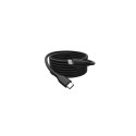 Digitus Lightning silicone connection cable, USB-C - Lightning, 0.5m, black