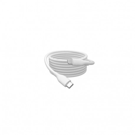 Digitus Lightning silicone connection cable, USB-C - Lightning, 1m, white