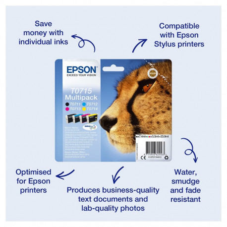 "Epson Tinte T071240 Cyan"